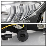 Spyder Signature Honda Civic 17-18 w/LED Sequential Turn Signal Lights Projector Headlights H1 Chrome