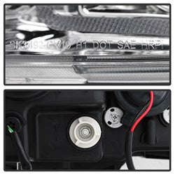 Spyder Signature Honda Civic 17-18 w/LED Sequential Turn Signal Lights Projector Headlights H1 Chrome