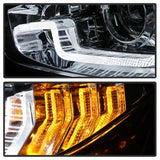 Spyder Signature Honda Civic 17-18 w/LED Sequential Turn Signal Lights Projector Headlights H1 Chrome