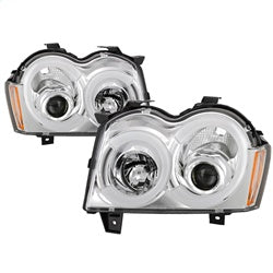 Spyder Signature Jeep Grand Cherokee 05-07 Chrome Light Bar Projector Headlights