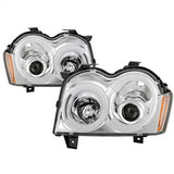 Spyder Signature Jeep Grand Cherokee 05-07 Chrome Light Bar Projector Headlights
