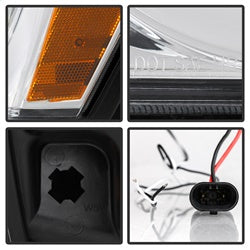Spyder Signature Jeep Grand Cherokee 05-07 Chrome Light Bar Projector Headlights