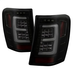 Spyder Jeep Grand Cherokee 99-04 Version 3 Light Bar LED Tail Lights Black Smoke