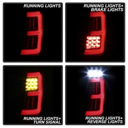 Spyder Jeep Grand Cherokee 99-04 Version 3 Light Bar LED Tail Lights Black Smoke