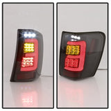 Spyder Jeep Grand Cherokee 99-04 Version 3 Light Bar LED Tail Lights Black Smoke