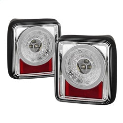Spyder Jeep Wrangler (JL) 19-20 w/Sequential Turn Signal Full LED Tail Lights Chrome