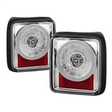 Spyder Jeep Wrangler (JL) 19-20 w/Sequential Turn Signal Full LED Tail Lights Chrome