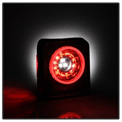 Spyder Jeep Wrangler (JL) 19-20 w/Sequential Turn Signal Full LED Tail Lights Black