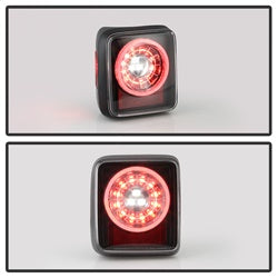 Spyder Jeep Wrangler (JL) 19-20 w/Sequential Turn Signal Full LED Tail Lights Black
