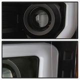 Spyder Ford F150 09-14 Projector Headlights - Halogen Model Only - Switch Back Turn Signal Light Bar - Black