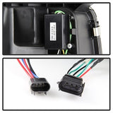 Spyder Ford F150 09-14 Projector Headlights - Halogen Model Only - Switch Back Turn Signal Light Bar - Black