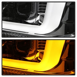 Spyder Signature Ford F-250 Super Duty/F-350 Super Duty/F-450 Super Duty 08-10 Version 2 Projector Headlights Chrome Incl. Low Beam-H7/High Beam-H1