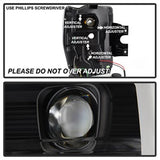 Spyder Signature Ford F-250 Super Duty/F-350 Super Duty/F-450 Super Duty 08-10 Version 2 Projector Headlights Black Incl. Low Beam-H7/High Beam-H1