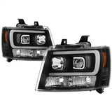 Spyder Signature Chevrolet Avalanche/Suburban 1500/Suburban 2500/Tahoe 07-13 Version 2 Projector Headlights Black
