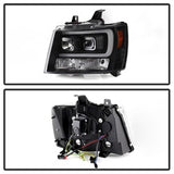 Spyder Signature Chevrolet Avalanche/Suburban 1500/Suburban 2500/Tahoe 07-13 Version 2 Projector Headlights Black