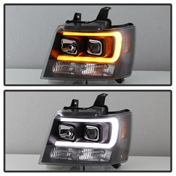 Spyder Signature Chevrolet Avalanche/Suburban 1500/Suburban 2500/Tahoe 07-13 Version 2 Projector Headlights Black