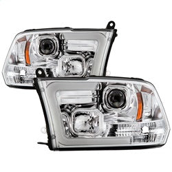 Spyder Signature Dodge Ram 1500/1500/2500/3500 09-10 Version 2 Projector Headlights Chrome Halogen Model Only