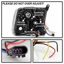 Spyder Signature Dodge Ram 1500/1500/2500/3500 09-10 Version 2 Projector Headlights Chrome Halogen Model Only