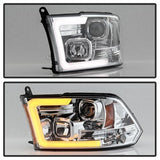 Spyder Signature Dodge Ram 1500/1500/2500/3500 09-10 Version 2 Projector Headlights Chrome Halogen Model Only