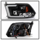 Spyder Signature Dodge Ram 1500/1500/2500/3500 09-10 Version 2 Projector Headlights Black Halogen Model Only