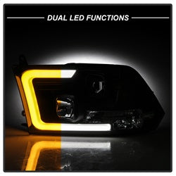 Spyder Signature Dodge Ram 1500/1500/2500/3500 09-10 Version 2 Projector Headlights Black Halogen Model Only