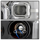 Spyder Signature Ford F-250 Super Duty/F-350 Super Duty/F-450 Super Duty 17-18 Incl. Low Beam-H7/High Beam-H1/Signal-LED Projector Headlights Chrome