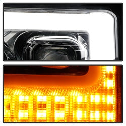 Spyder Signature Ford F-250 Super Duty/F-350 Super Duty/F-450 Super Duty 17-18 Incl. Low Beam-H7/High Beam-H1/Signal-LED Projector Headlights Chrome