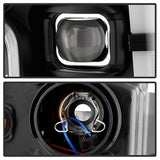 Spyder Signature Ford F-250 Super Duty/F-350 Super Duty/F-450 Super Duty 17-18 Incl. Low Beam-H7/High Beam-H1/Signal-LED Projector Headlights Black