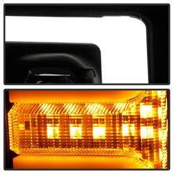 Spyder Signature Ford F-250 Super Duty/F-350 Super Duty/F-450 Super Duty 17-18 Incl. Low Beam-H7/High Beam-H1/Signal-LED Projector Headlights Black