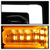 Spyder Signature Ford F-250 Super Duty/F-350 Super Duty/F-450 Super Duty 17-18 Incl. Low Beam-H7/High Beam-H1/Signal-LED Projector Headlights Black