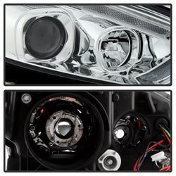 Spyder Signature Ford Focus 15-18 w/Sequential Turn Signal Projector Headlights Chrome Incl. Low Beam-H7/High Beam-H1/ Signal-LED