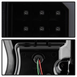 Spyder Dodge Durango 04-09 Black Smoke LED Tail Lights