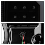 Spyder Dodge Durango 04-09 Black Smoke LED Tail Lights
