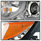 Spyder Signature Chevrolet Impala 14-19 Incl. Low Beam-H9/High Beam-H9/Signal-7440NA Projector Headlights Chrome