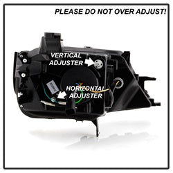 Spyder Signature Chevrolet Impala 14-19 Incl. Low Beam-H9/High Beam-H9/Signal-7440NA Projector Headlights Chrome