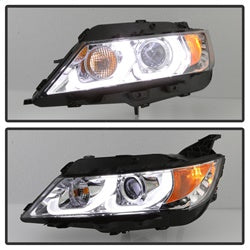 Spyder Signature Chevrolet Impala 14-19 Incl. Low Beam-H9/High Beam-H9/Signal-7440NA Projector Headlights Chrome