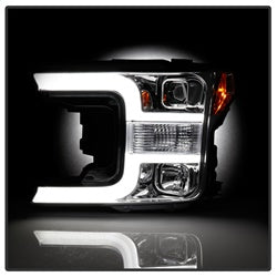 Spyder Signature Ford F-150 18-19 Halogen Model Only Projector Headlights Does Not Fit Factory Xenon Model Chrome