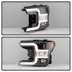 Spyder Signature Ford F-150 18-19 Halogen Model Only Projector Headlights Does Not Fit Factory Xenon Model Black