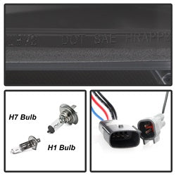 Spyder Ford F150 18-19 Halogen Model Only Projector Headlights - LED Sequential Turn Signal - Signal-LED - Black