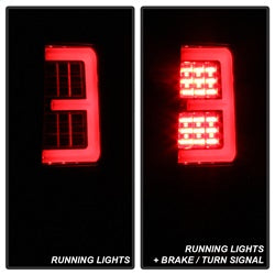 Spyder Jeep Grand Cherokee 07-10 Incl. Signal-LED/Brake-LED Light Bar LED Tail Lights Black