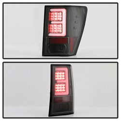 Spyder Jeep Grand Cherokee 07-10 Incl. Signal-LED/Brake-LED Light Bar LED Tail Lights Black
