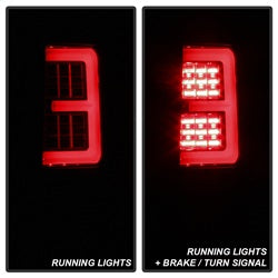 Spyder Jeep Grand Cherokee 07-10 Incl. Signal-LED/Brake-LED Light Bar LED Tail Lights Black Smoke