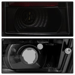 Spyder Jeep Grand Cherokee 07-10 Incl. Signal-LED/Brake-LED Light Bar LED Tail Lights Black Smoke