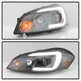 Spyder Signature Chevrolet Impala/Monte Carlo 06-13 Light Bar Projector Headlights Incl. Low Beam-1/High Beam-H1/Signal-7443NA Black