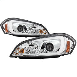 Spyder Signature Chevrolet Impala/Monte Carlo 06-13 Light Bar Projector Headlights Incl. Low Beam-1/High Beam-H1/Signal-7443NA Chrome