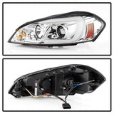 Spyder Signature Chevrolet Impala/Monte Carlo 06-13 Light Bar Projector Headlights Incl. Low Beam-1/High Beam-H1/Signal-7443NA Chrome
