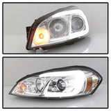 Spyder Signature Chevrolet Impala/Monte Carlo 06-13 Light Bar Projector Headlights Incl. Low Beam-1/High Beam-H1/Signal-7443NA Chrome