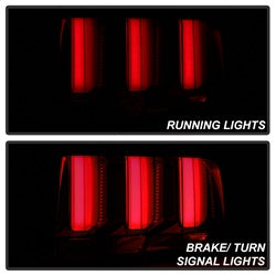 Spyder Ford Mustang 05-09 Smoke LED Tail Lights Red Light Bar