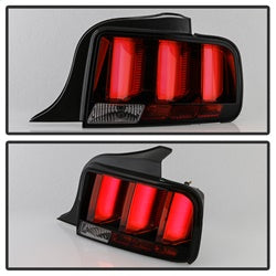 Spyder Ford Mustang 05-09 Smoke LED Tail Lights Red Light Bar