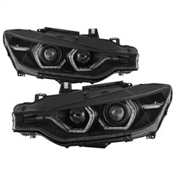 Spyder Signature BMW 320i/320i xDrive/328d/328i/335i 13-14 Black Projector Headlights